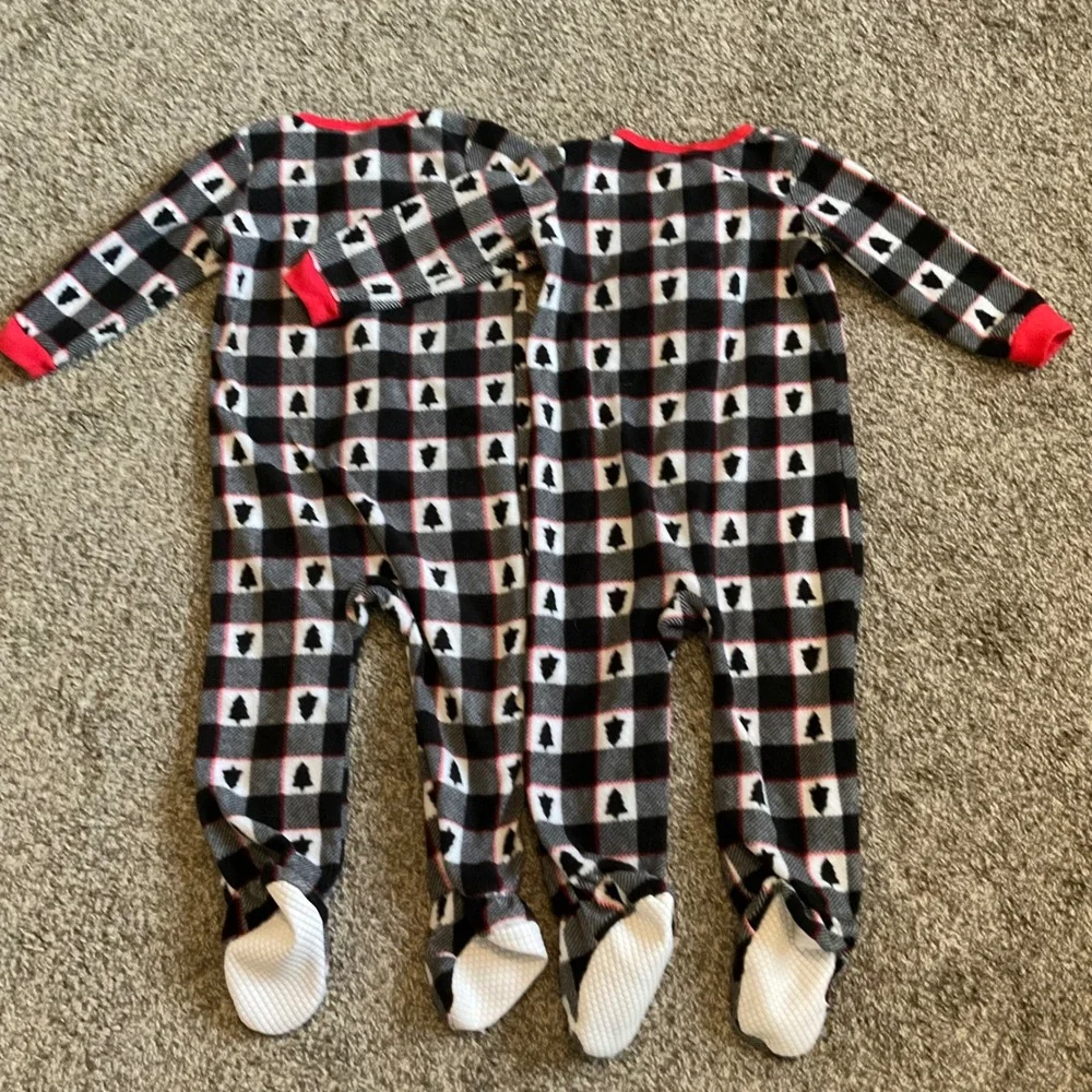 Toddler Holiday Pajamas 24M Lot Carter's Best Gift Ever Footie Sleepers Set of 4